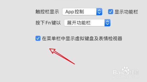 mac电脑怎么关闭菜单栏的表情符号功能？