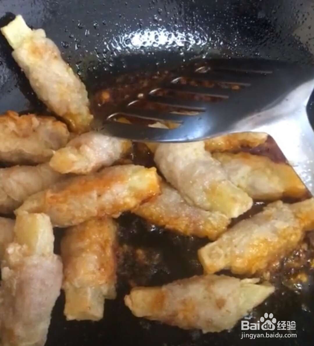 糖醋里脊土豆条的制作方法及步骤图示