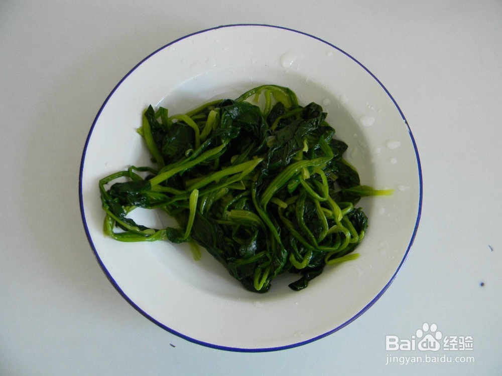 家常美味——浇汁菠菜鸡蛋糕