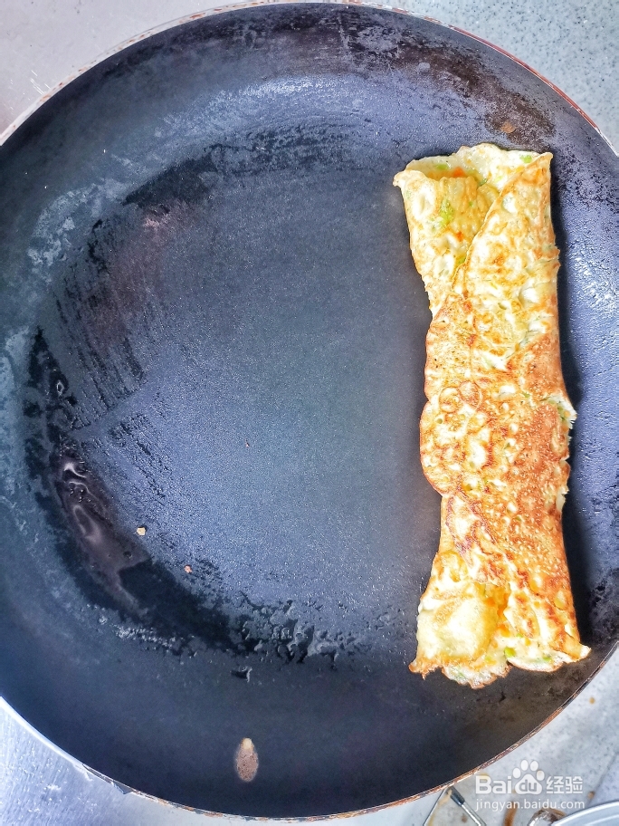 小孩子超喜欢的蔬菜虾米厚蛋烧