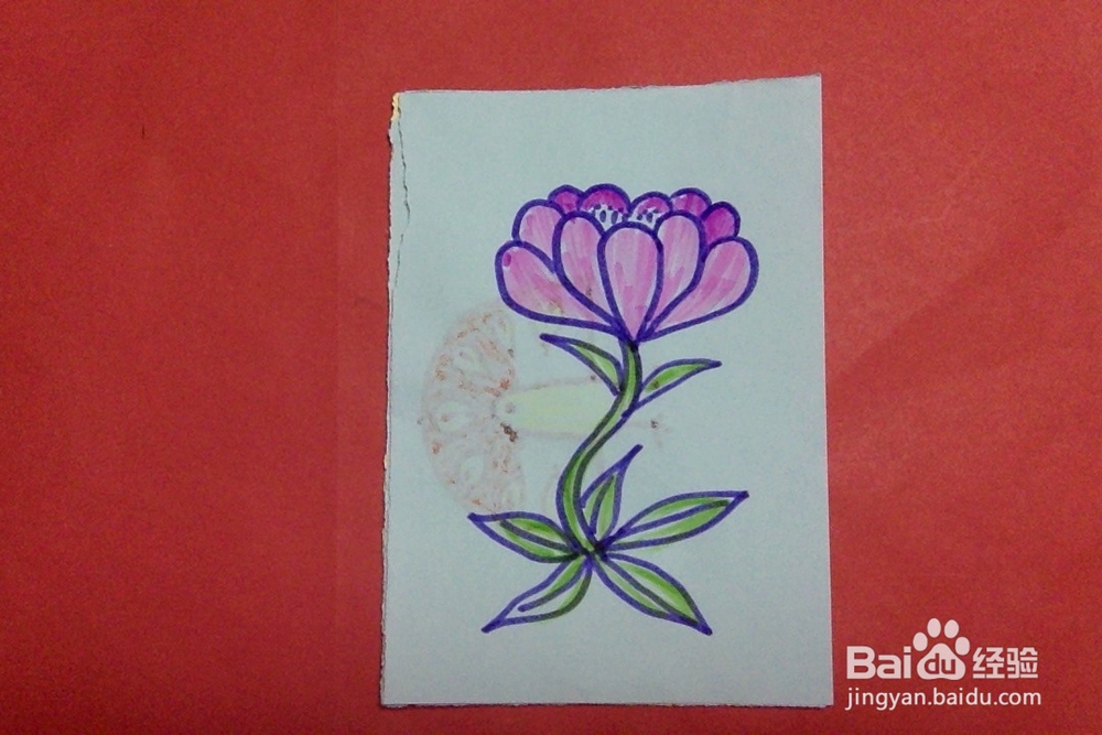 简笔画怎样画小花朵儿的画法儿童入门 六