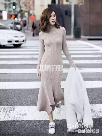 爱美的人已经换上了过膝裙！时尚又优雅