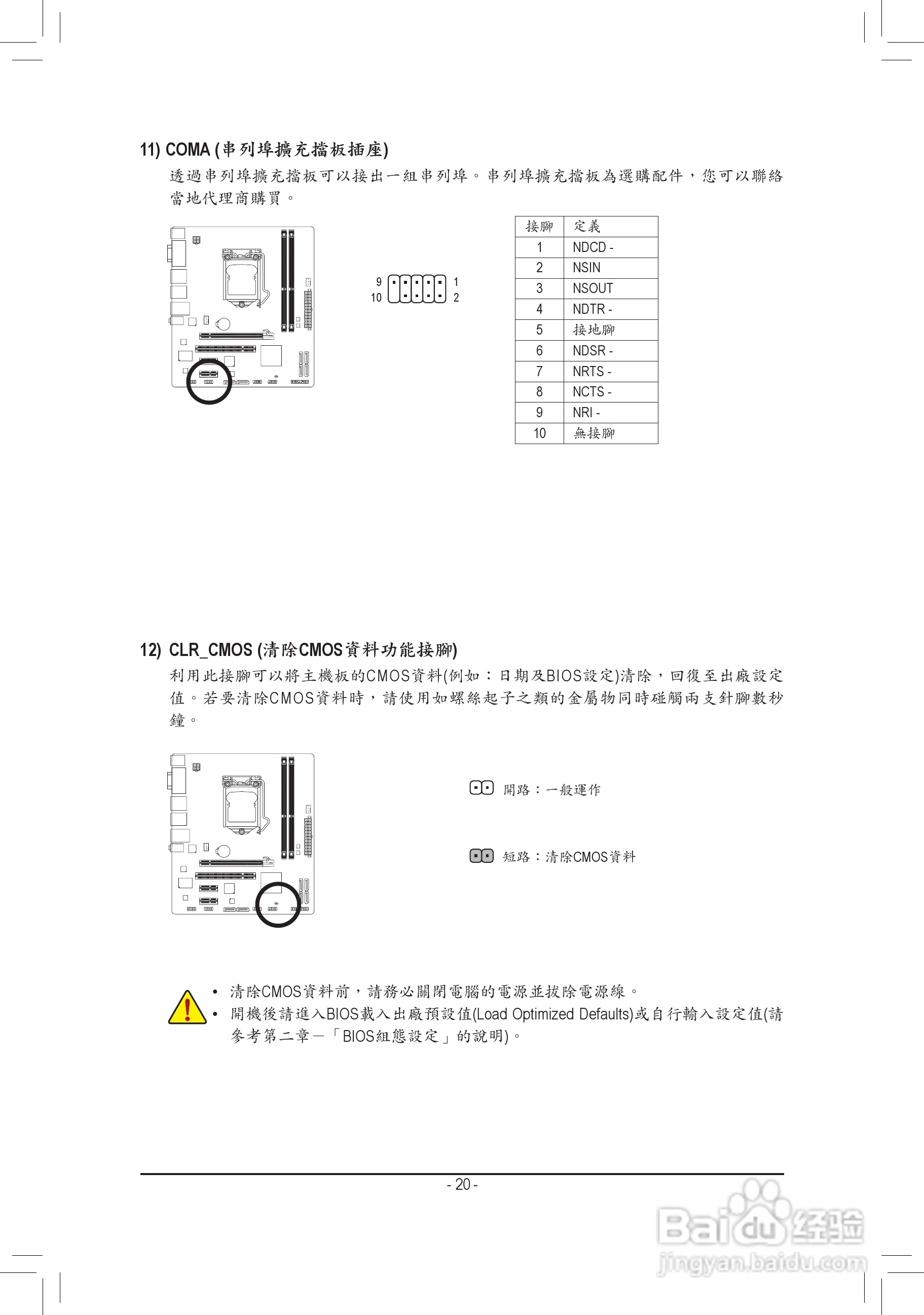 技嘉GA-H61M-USB-B3主機板使用手冊:[2]