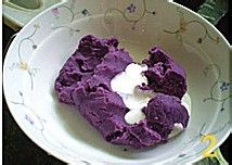 香甜软糯的紫薯球