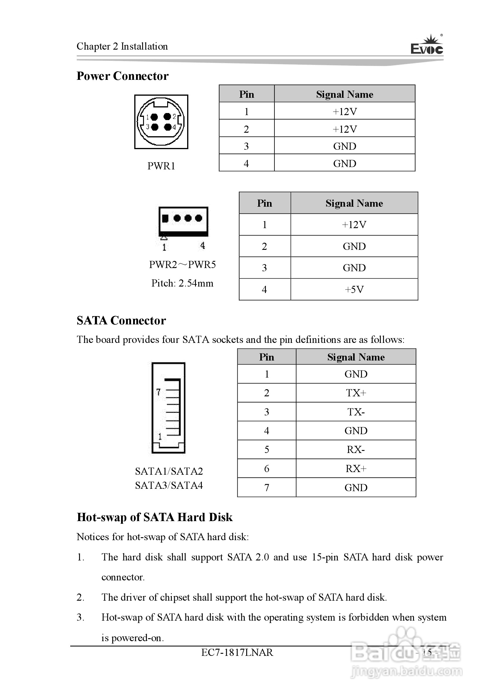 研祥Mini-ITX主板EC7-1817LNAR说明书:[8]