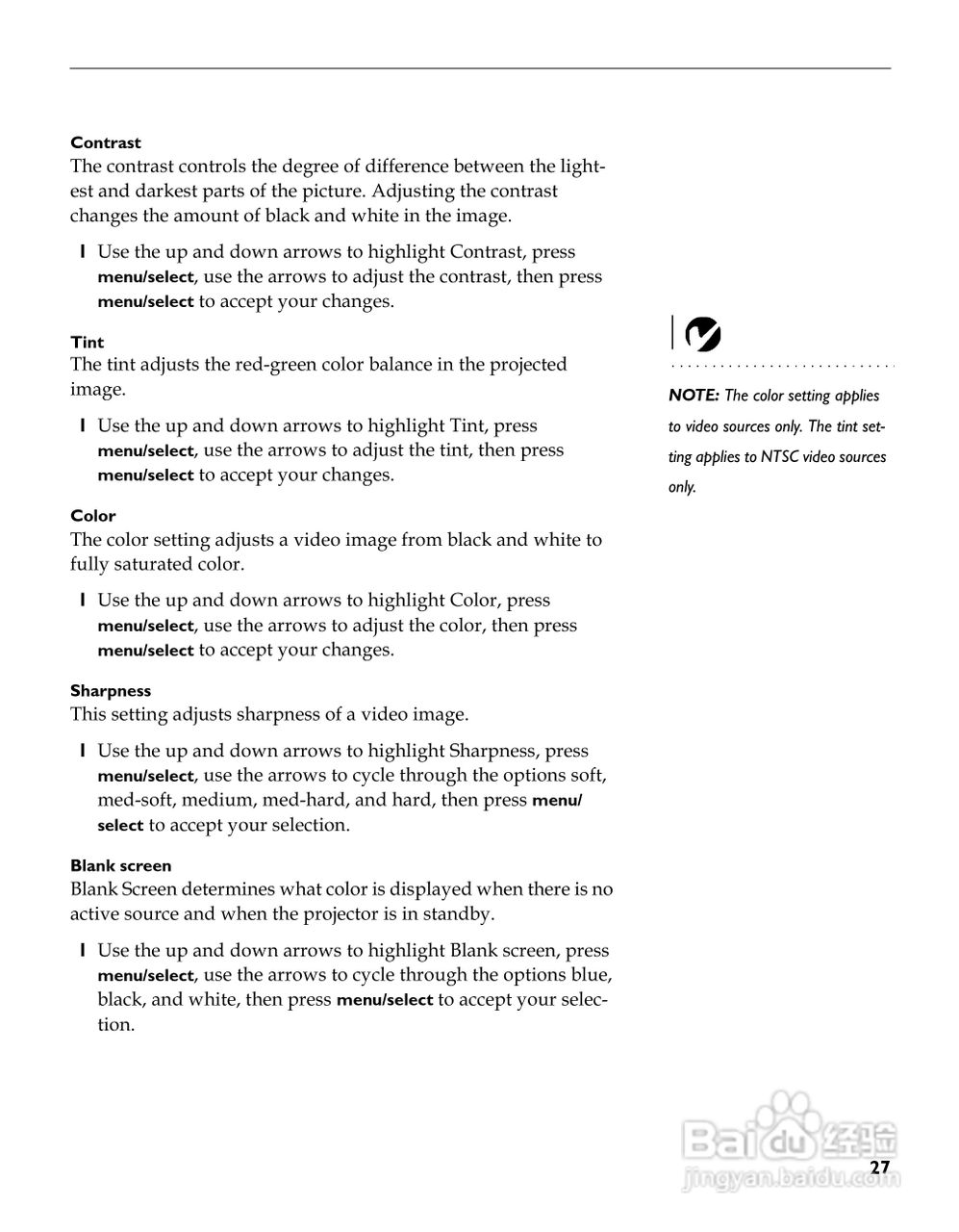 富可视 LP530投影机说明书:[4]
