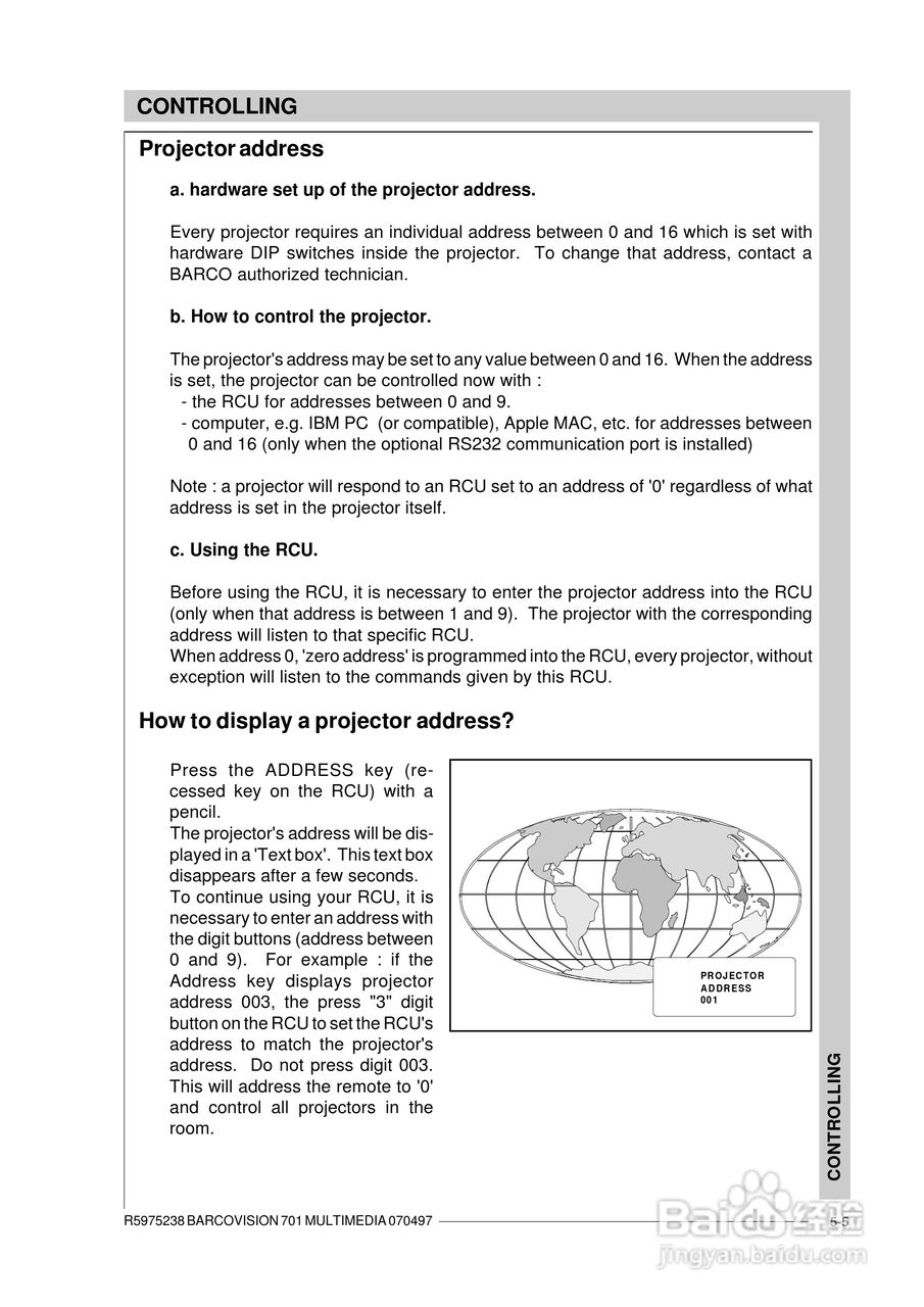 Barco巴可 VISION 701投影机说明书:[4]
