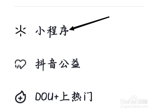 抖音极速版查看小程序