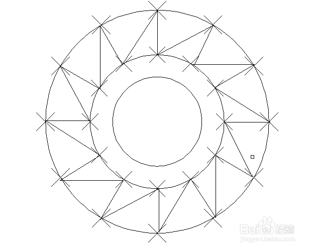 CAD初学者怎样画一个棘轮