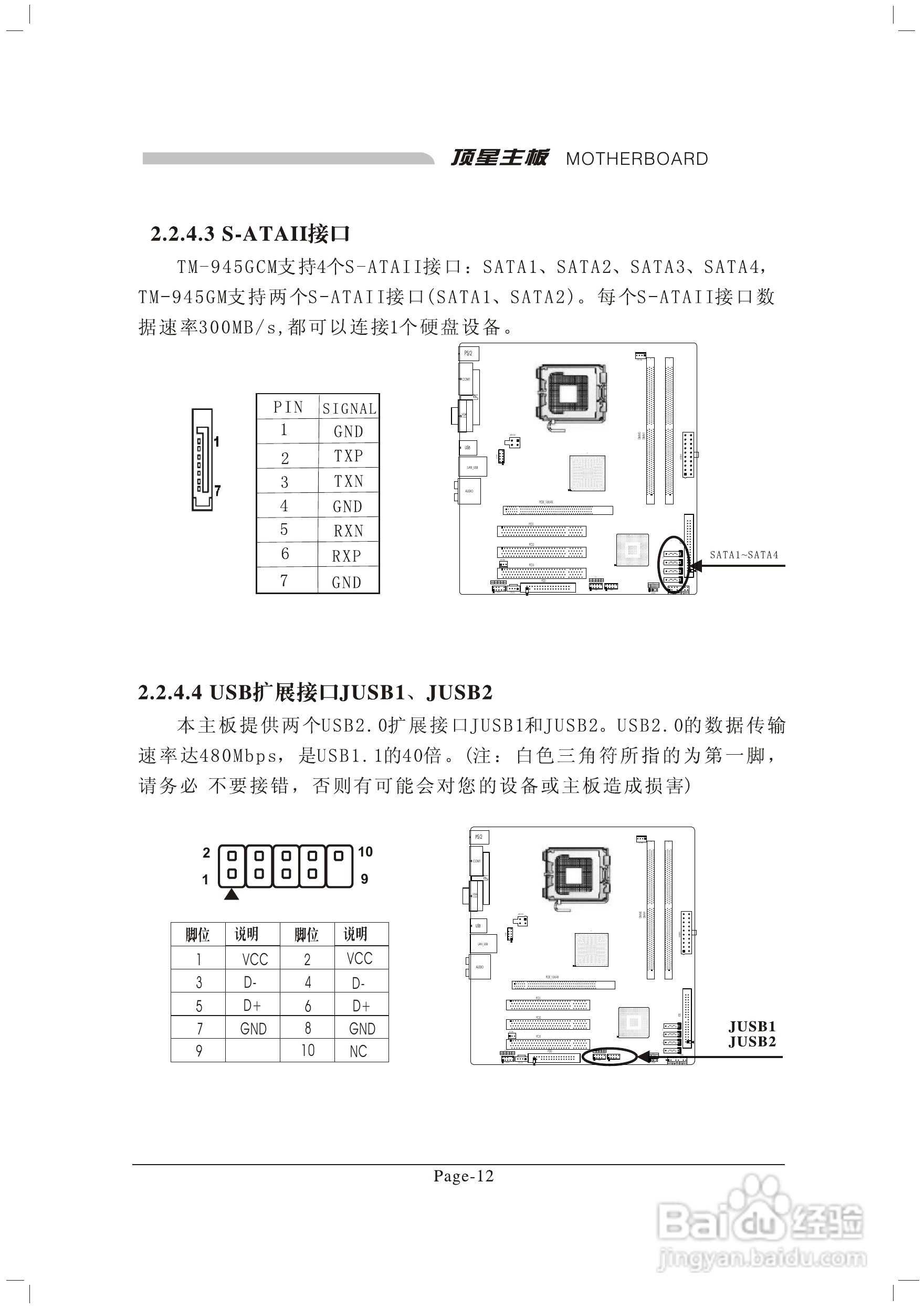 顶星T-945GM型主板说明书:[2]