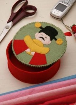 不织布糖果盒的详细制作过程