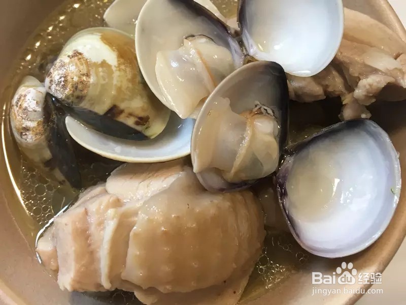 怎样做出家常菜系列之蛤蜊鸡腿汤