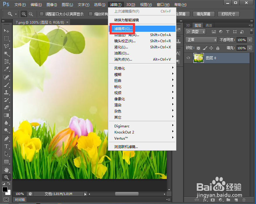 给图片添加龟裂缝和光照效果