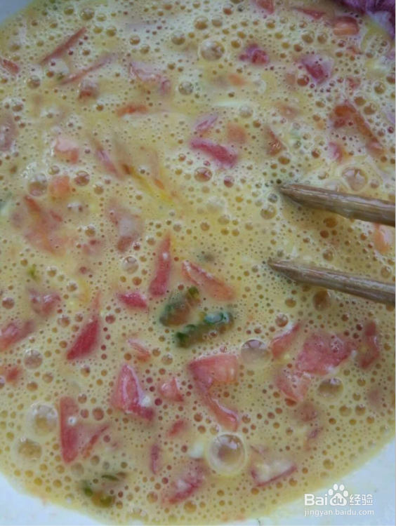 西红柿鸡蛋饼怎么制作
