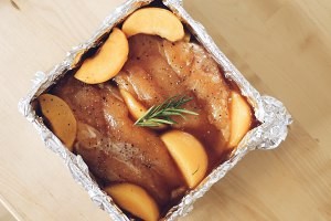 怎么做黄桃烤鸡胸