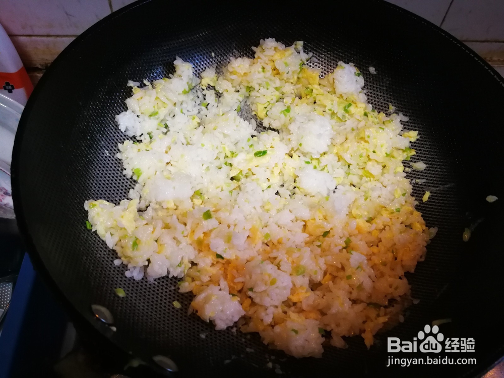 我的最爱-蘑菇酱-香葱鸡蛋炒米饭