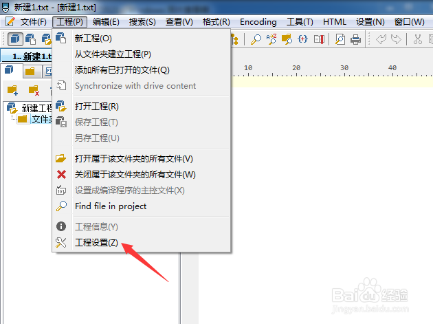 怎么对PSPad editor开启捕获程序输出窗口