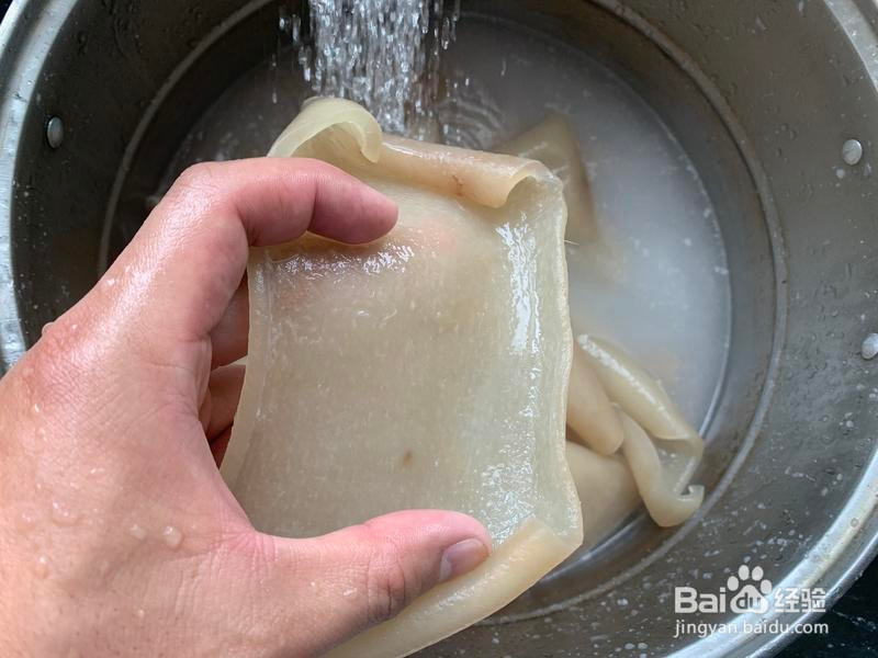 自制Q弹猪皮冻的做法