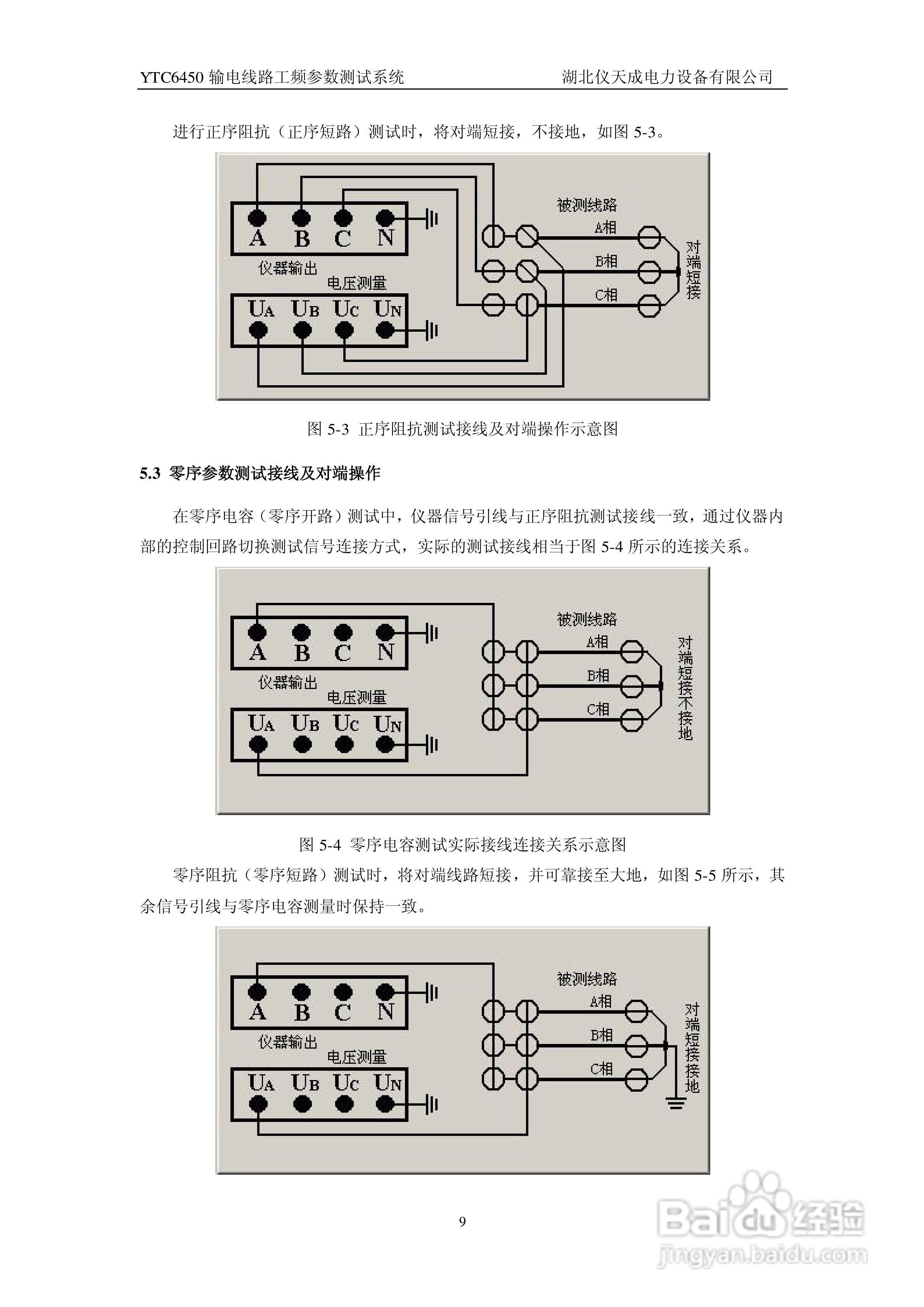 仪天成YTC6450输电线路工频参数测试系统说明书:[1]