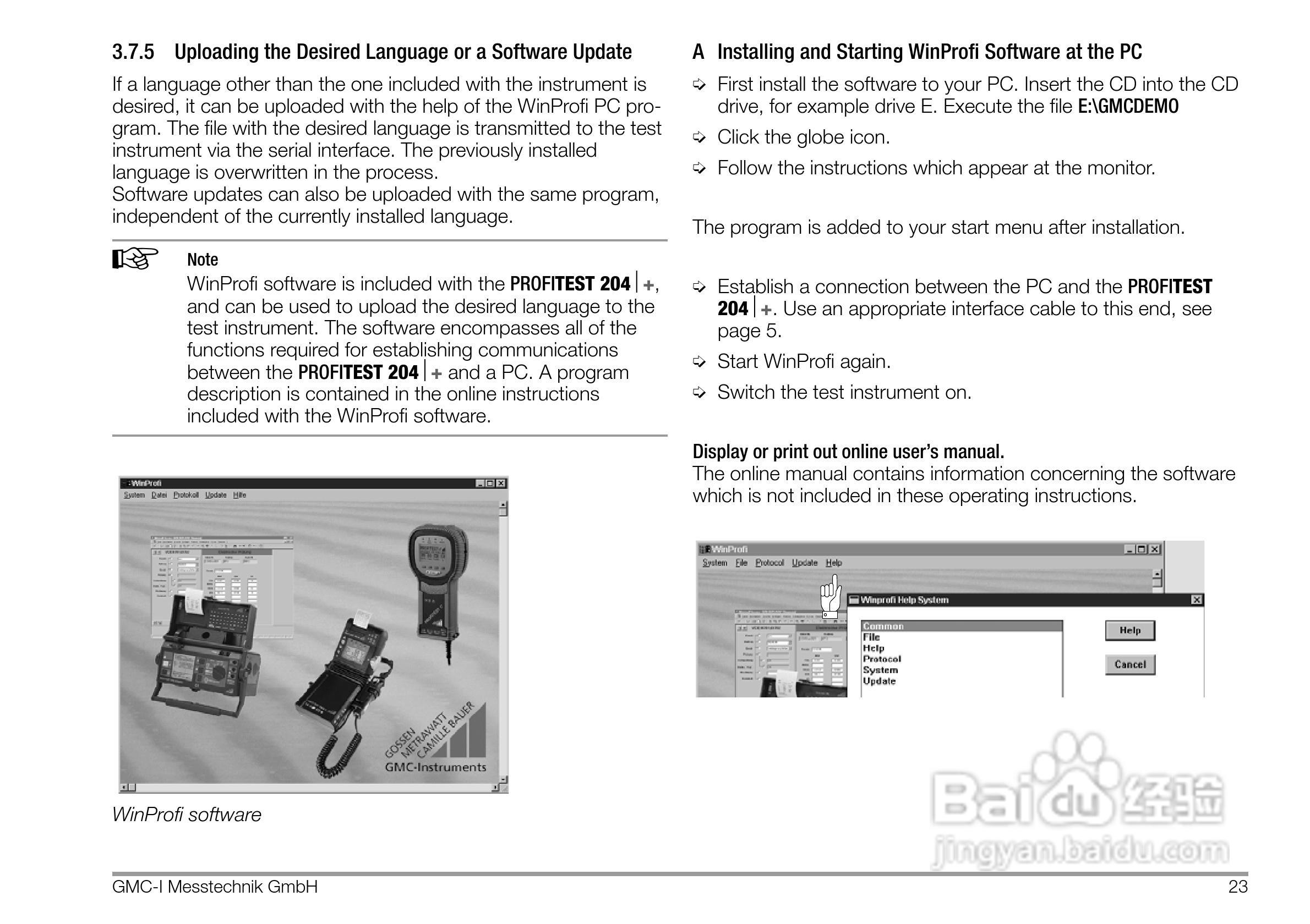 PROFITEST 204安规测试仪使用说明书:[3]