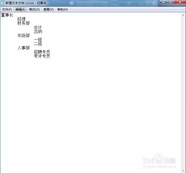 使用文本文档和PPT快速生成组织结构图的方法