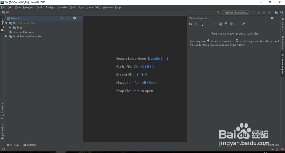Intelli如何从Git上克隆工程