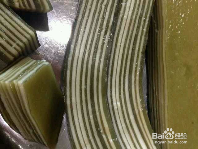 绿茶椰汁马碲糕的做法