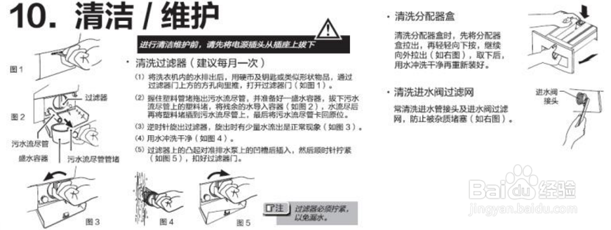 家用电器清洗-洗衣机清洗方法