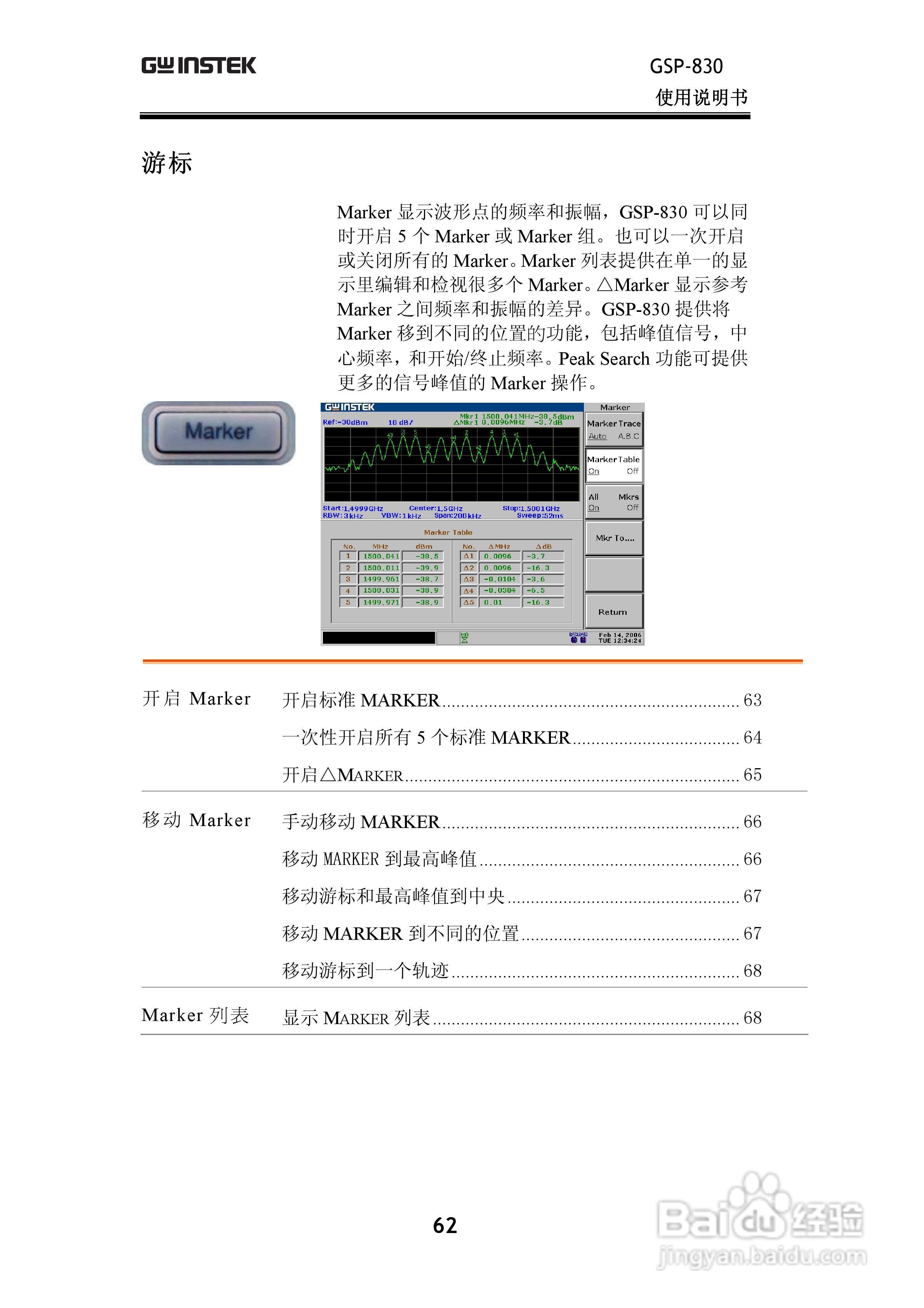 固纬GSP830频谱分析仪说明书:[7]