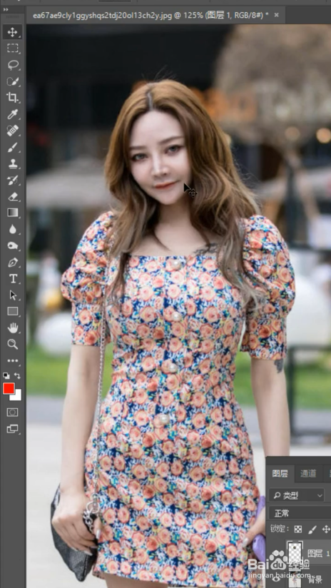 PS变长脖子的小技巧