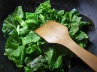 好吃的天菜芯螃蟹羹