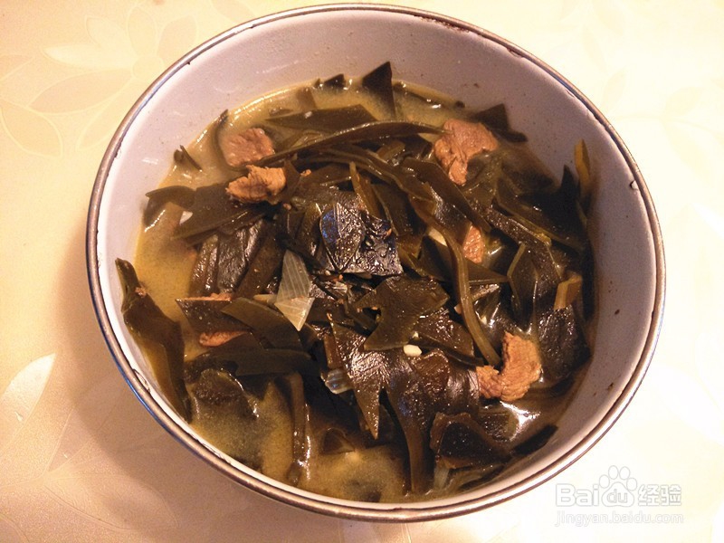 <b>韩式海带汤的正宗做法</b>