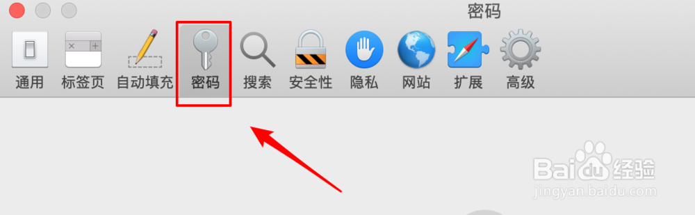 Mac电脑如何查看safari浏览器登录用户密码？