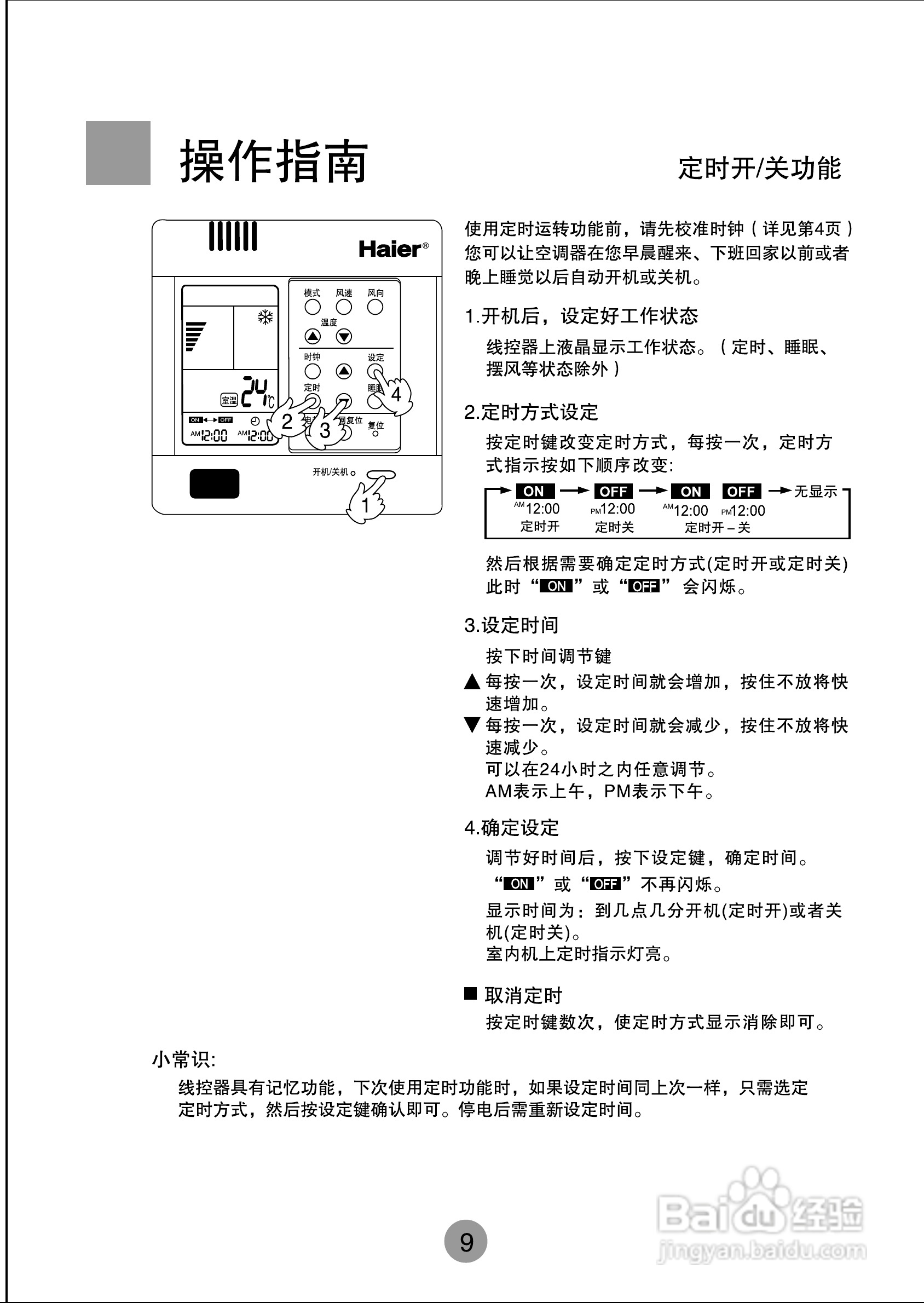 海尔商用空调KF9(R)-125EW/E(H)使用安装说明书:[2]