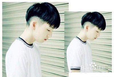 男生锅盖头发型步骤 百度经验