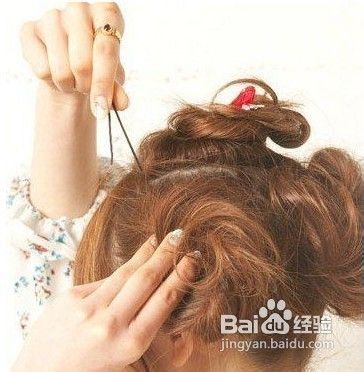 内敛淑女DIY盘发