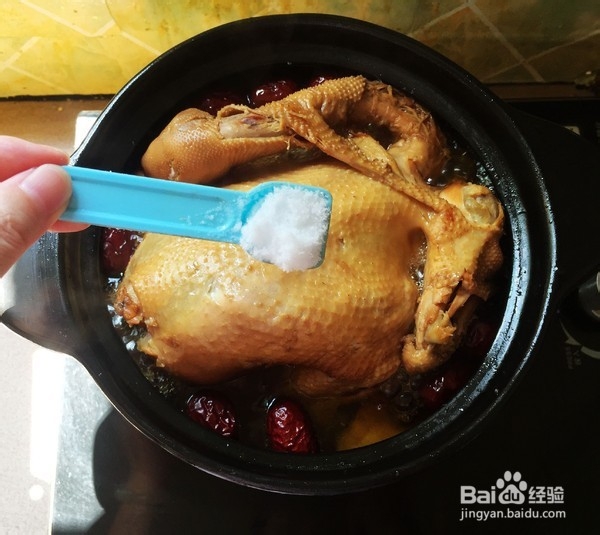 黄酒全鸡煲的烹饪方式，简单又好吃