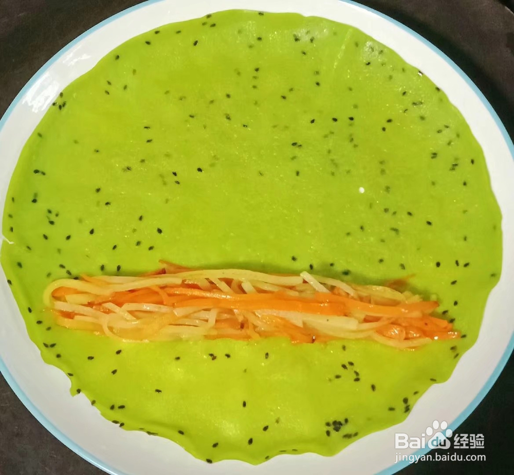 壮壮爱吃的黄瓜鸡蛋卷饼