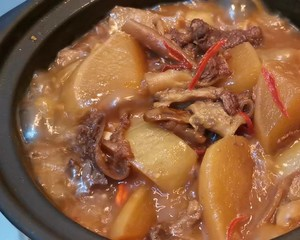 萝卜牛腩煲做法家常炖