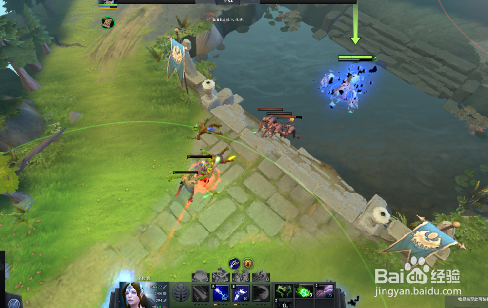 dota2游戏中老鹿高端打法
