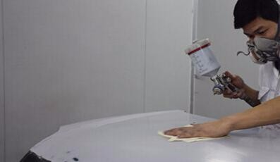 汽车喷萤火虫变光漆全过程