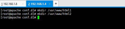 linux系统apache配置虚拟主机