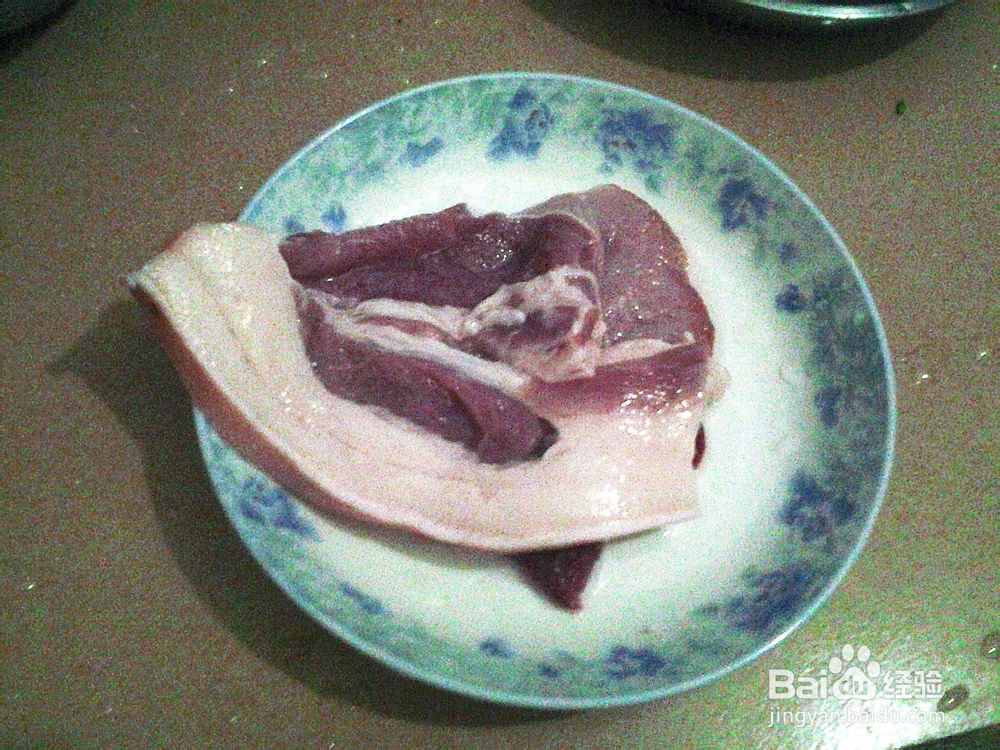 猪肉怎么做好吃：[4]蒜苗炒五花肉