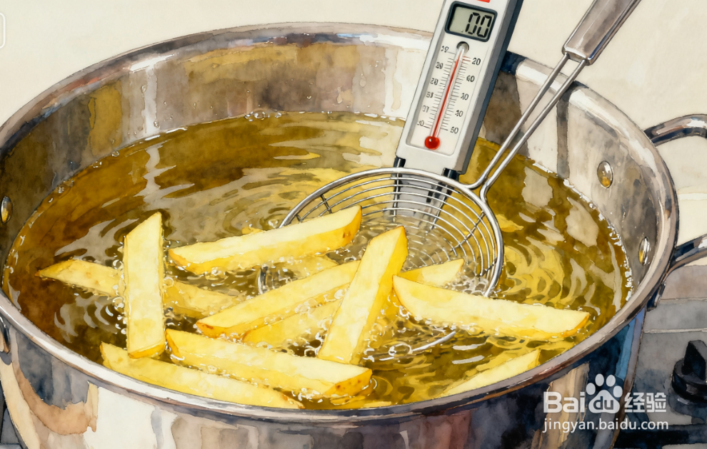 炸薯条怎么炸才酥脆?外脆里软,不回软