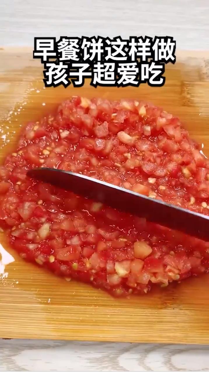 番茄鸡蛋饼怎么做？