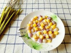 教你如何做牛奶芒果小丸子