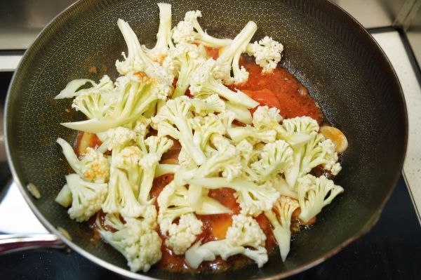 茄汁豆泡花椰菜