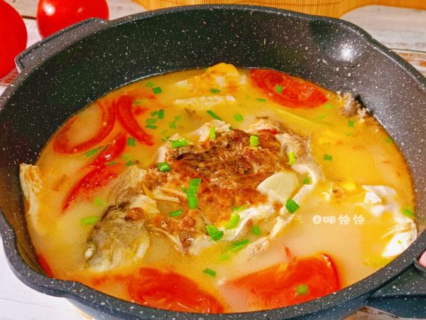 番茄山药鲫鱼汤