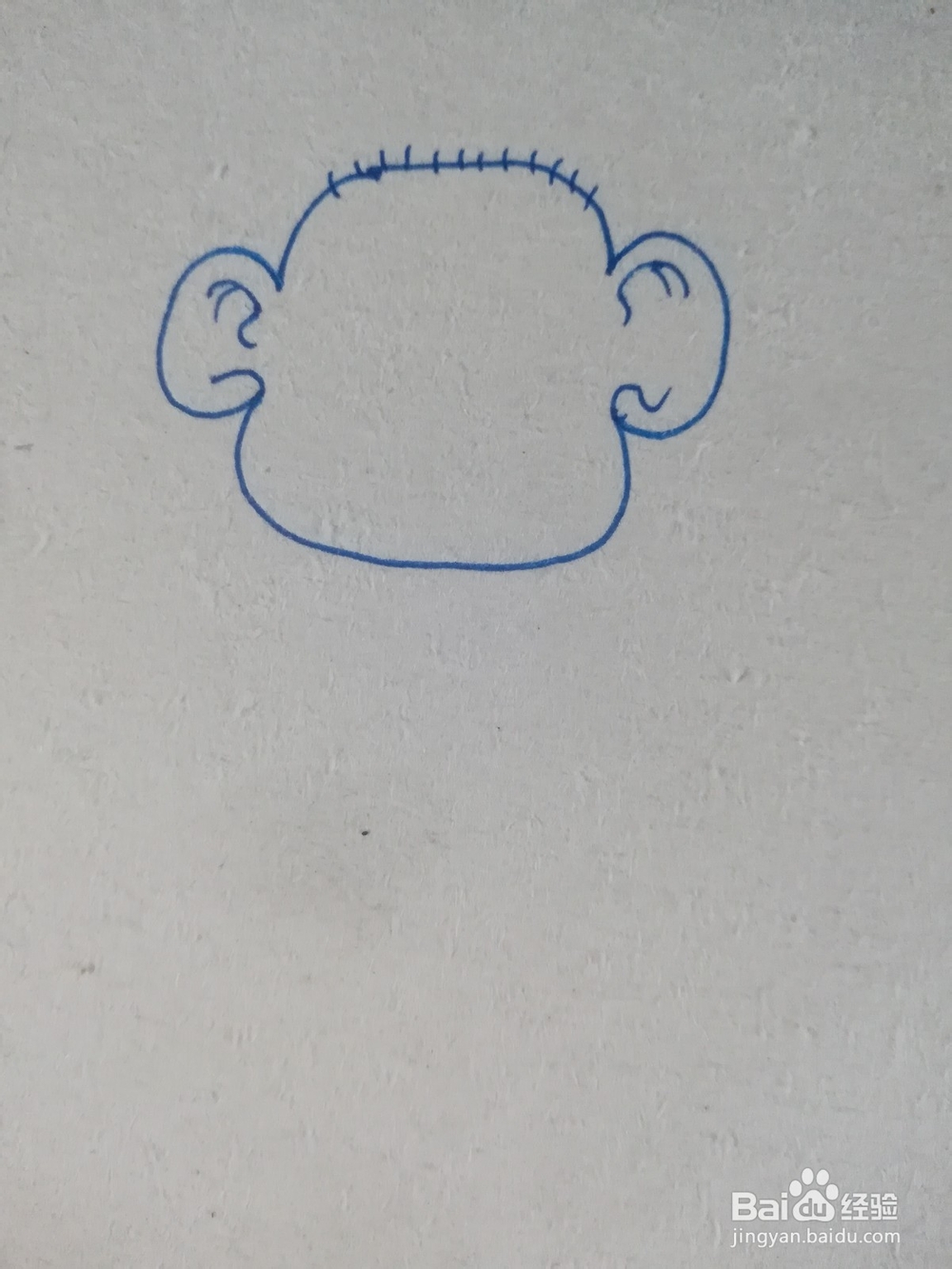 怎么画漫画呆头的简笔画