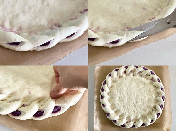 旋风卷边麻薯肉松披萨